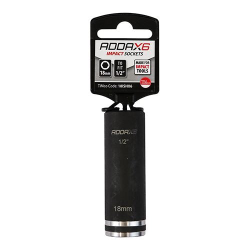 TIMCO X6 Impact Sockets 18 x 78mm Pack 1