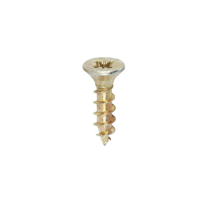 TIMCO Solo Woodscrew PZ1 CSK ZYP 3.0 x 12 Gold Pack 200