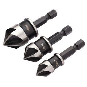 Draper COUNTERSINK SET - 3PCS 12430 12430 Countersink Bit Set (3 Piece)