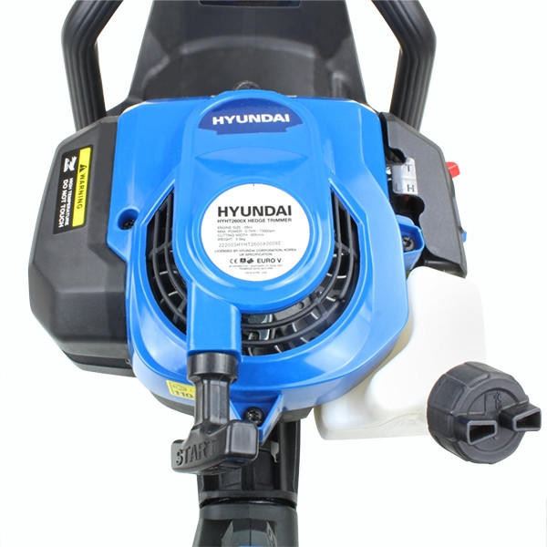 Hyundai HYHT2600X Petrol Hedge Trimmer 26cc 24" 60cm Anti Vibration Easy Start 2-Stroke Hedge Cutter Garden Trimmer Garden Hedge Cutter