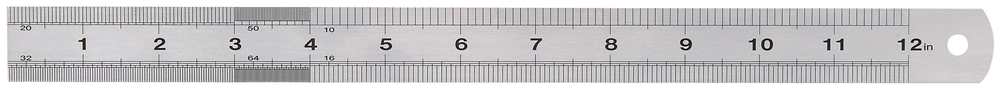 Draper 12/300MM STAINLESS STEEL RULE 22671 Stainless Steel Rules