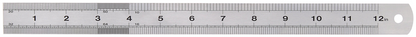 Draper 12/300MM STAINLESS STEEL RULE 22671 Stainless Steel Rules