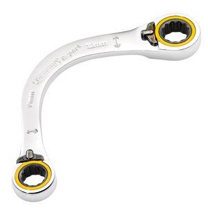Draper 10X12MM HALF MOON RATCHET SPAN 03933 HI-TORQÂ® Double Ring Ratchet Half Moon Spanners