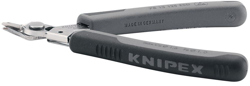 55310 KNIPEX KNIPEX 78 13 125 Electronic Super Knips with multi-component grips, 125m Pliers Antistatic Pliers Professional Trade DIY Workshop Garag