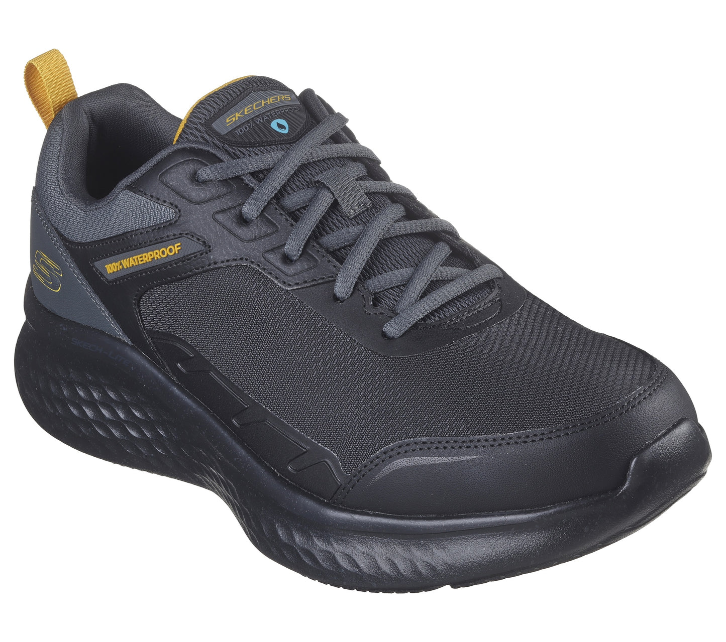 Skechers Skech-Lite Pro Waterproof Mens Shoe | Black | sz 9.5
