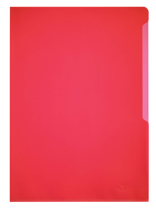 Durable Clear Plastic Cut Flush Document Wallet Folder | 100 Pack | A4
