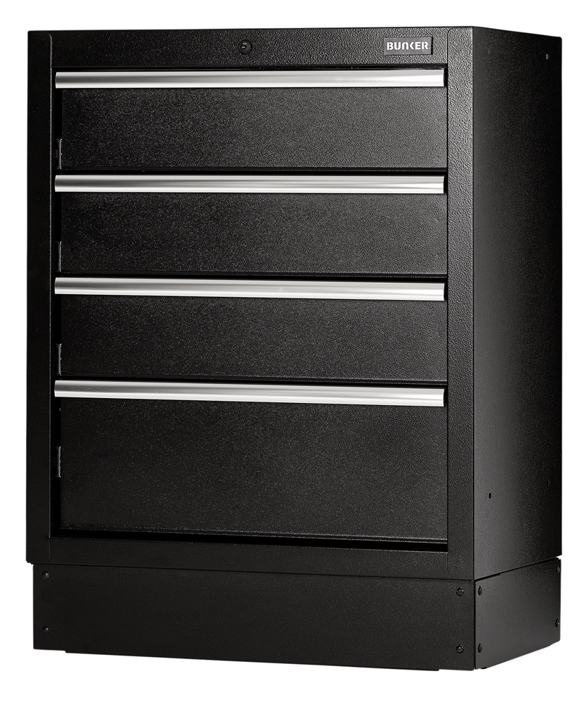 Draper 4 DRAWER BASE UNIT Modular Floor Cabinet, 4 Drawer, 680mm