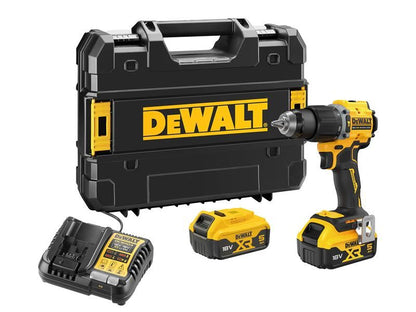 DeWalt Power Tools DCD799P2T XR Brushless Combi Drill 18V 2 x 5.0Ah Li-ion