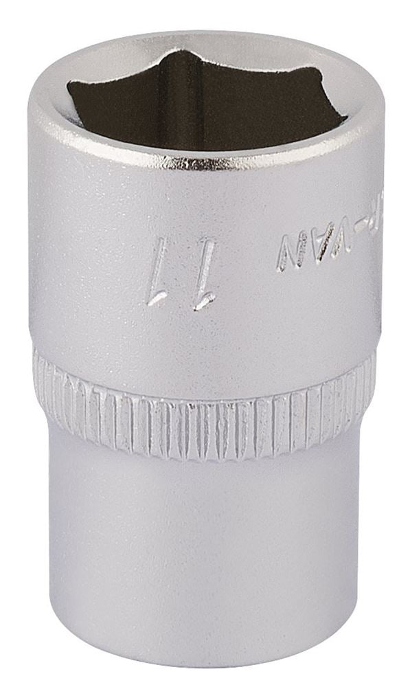 Draper 11MM HEX SOCKET 1/4DRIVE 11100 1/4" Sq. Dr. Metric Hexagon Sockets
