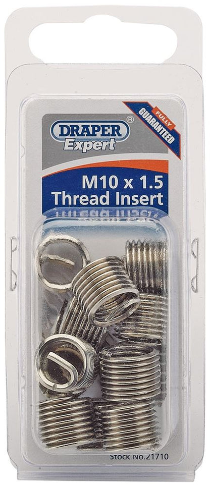 Draper M10X1.5 THREAD INSRT REFILLS 21710 Metric Thread Insert Refill Packs