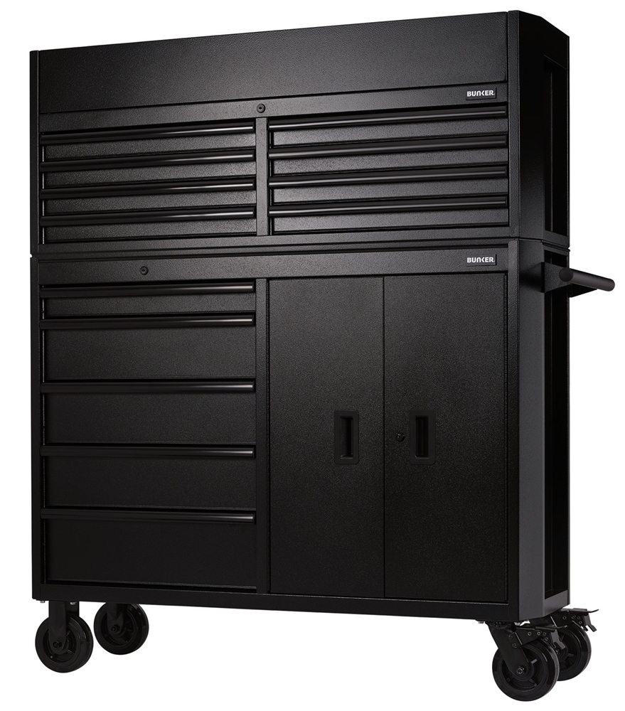 Draper 52 4 DRW T/CHEST/5 DRW R/CAB 24249 24249 Combined Roller Cabinet and Tool Chest, 13 Drawer, 52"