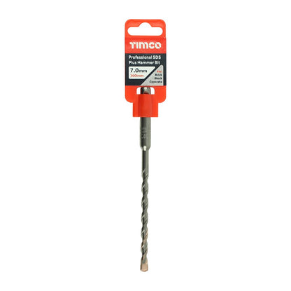 TIMCO Pro SDS Plus Hammer Bits (PGM) 7.0 x 160 Pack 1