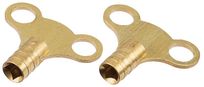 Draper BRASS RADIATOR KEYS 43799 Brass Radiator Key