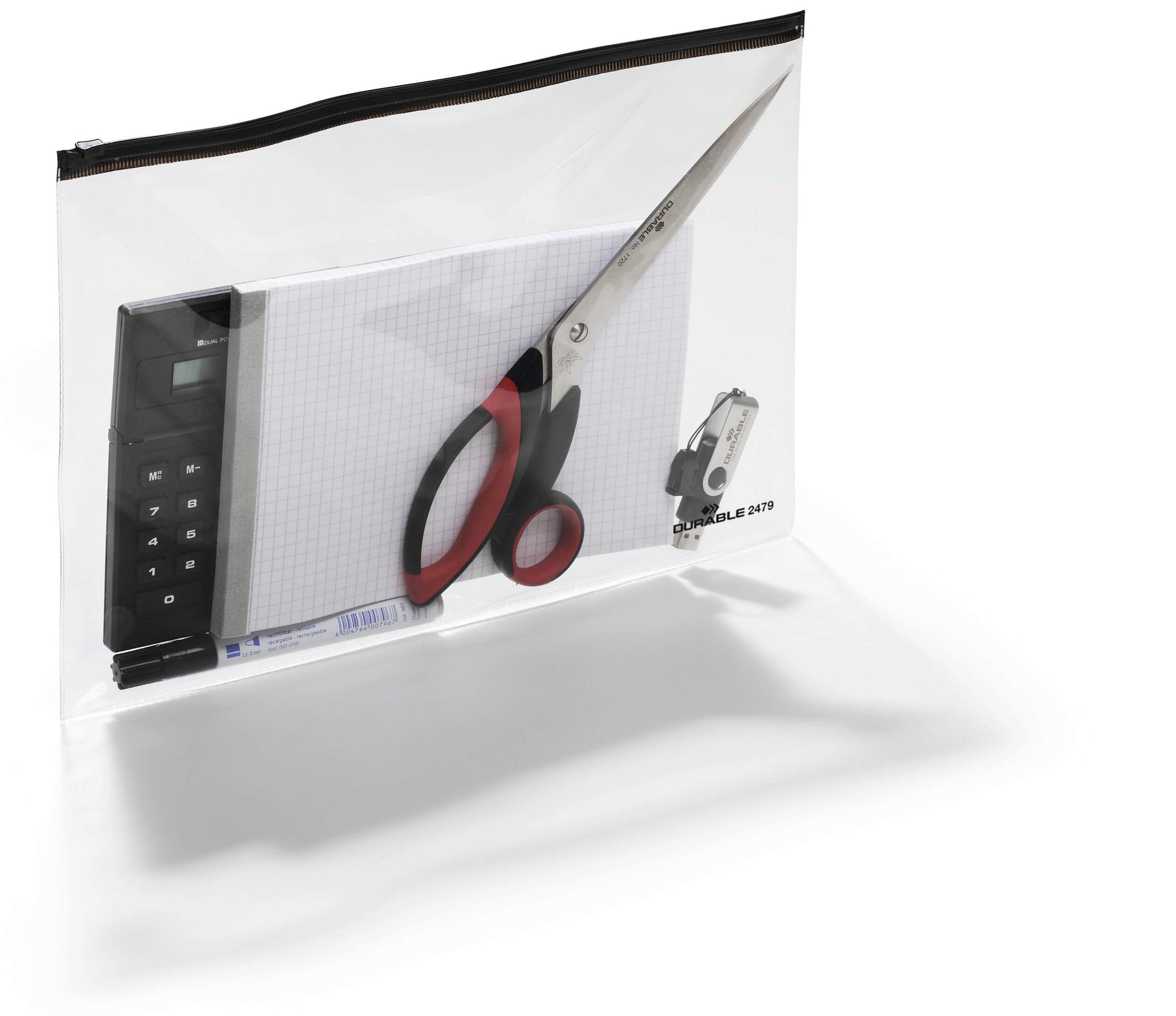 Durable Water Resistant Zip Lock Bags | 5 Pack | A4 Clear