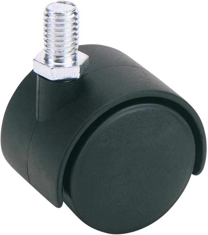 Draper NY.WHEEL CASTOR-BOLT 40MM DIA 65464 40mm Twin Nylon Bolt Castor