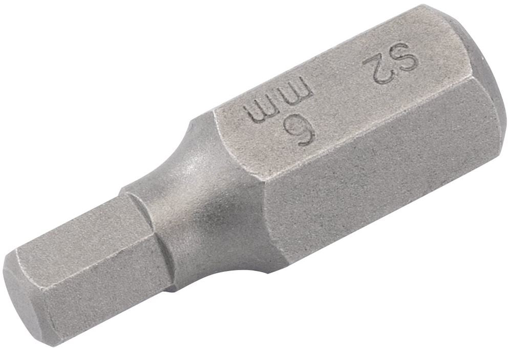 Draper 6MM HEX BIT 10MM HEX X 30MM 33327 Spare 10mm Hex. Insert Bits For Mechanic's Bit Sets