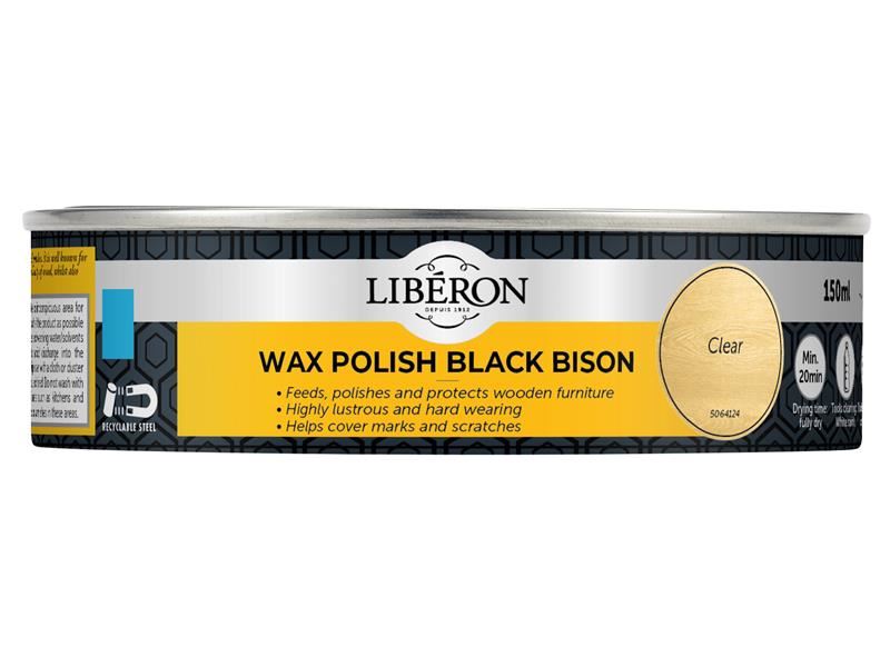 LIB Black Bison Wax Paste Clear 150ml