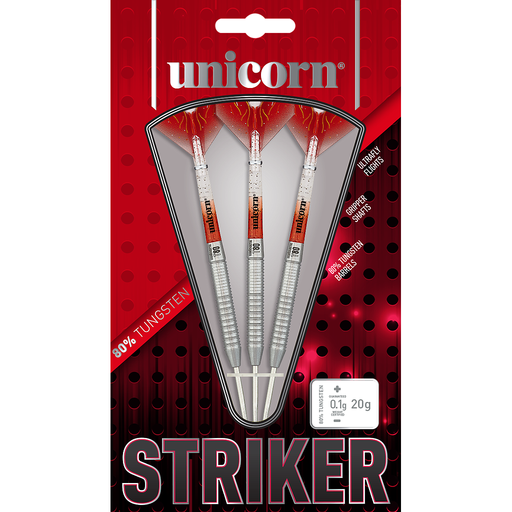 Unicorn Striker 80% Tungsten Darts  21g