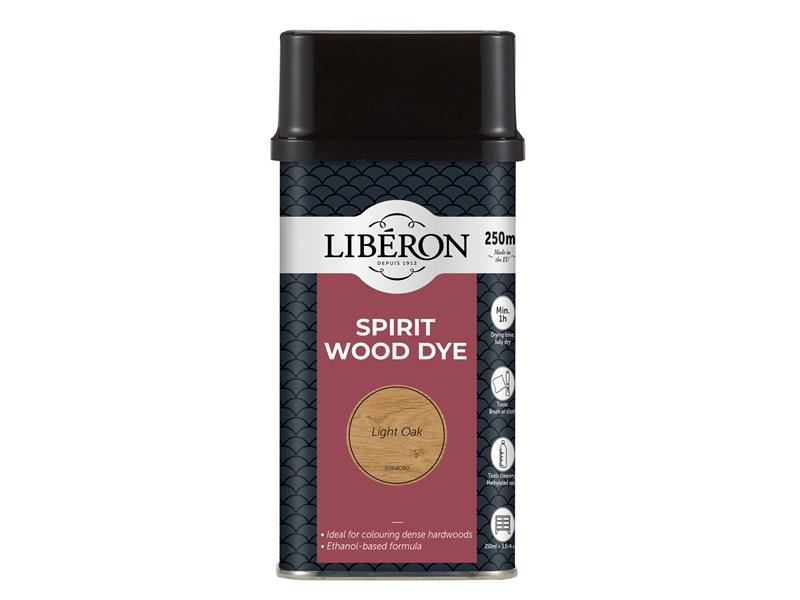 Liberon 014425 Spirit Wood Dye Light Oak 250ml