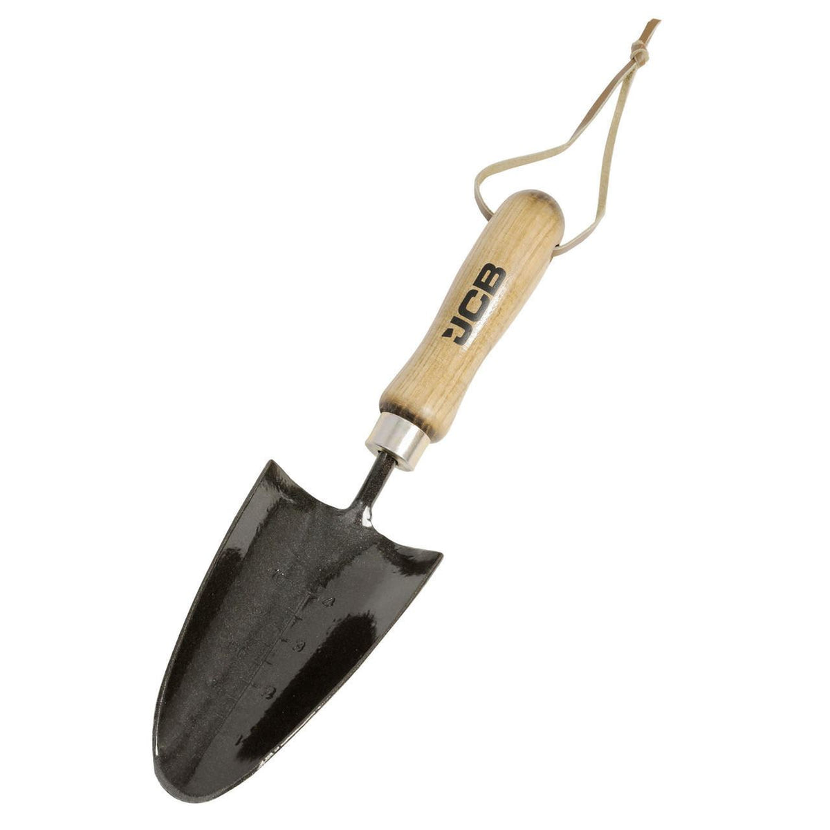 JCB JCBHFT11 Hand Trowel 80x170mm Blade Heavy Duty Steel Ash Handle Heritage Garden Hand Trowel Planting Trowel