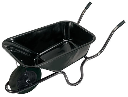 Draper CONTRACTORS WHEELBARROW 85L HD 82755 82755 Metal Tray Contractors Wheelbarrow, 85L