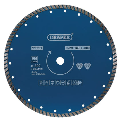 DRAPER 99791 - Turbo Diamond Blade (300mm)