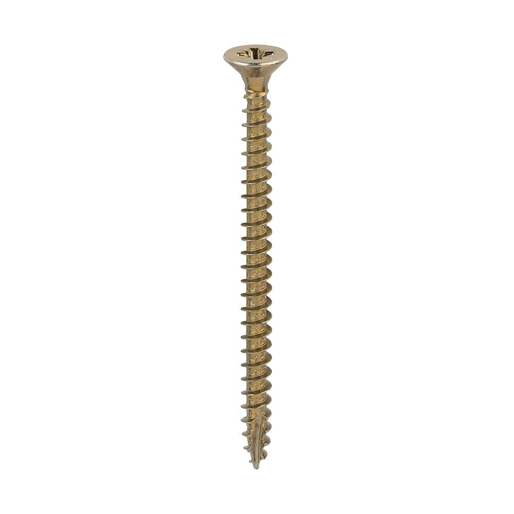 TIMCO Classic Screw PZ2 CSK ZYP 5.0 x 55 Gold Pack 200
