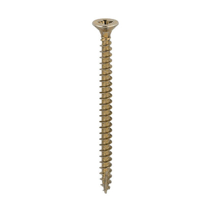 TIMCO Classic Screw PZ2 CSK ZYP 5.0 x 55 Gold Pack 200