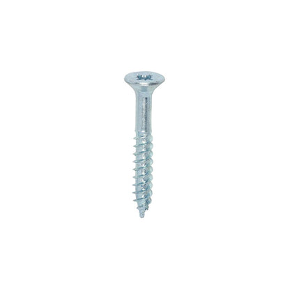 TIMCO Twin Woodscrew PZ2 CSK Zinc 8 x 1 1/4 Silver Pack 200