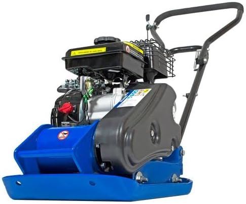 Hyundai HYCP5030 78.5cc Petrol Plate Compactor / Wacker Plate 50kg with Wheel Kit, Paving Pad & 150mm Compaction Depth