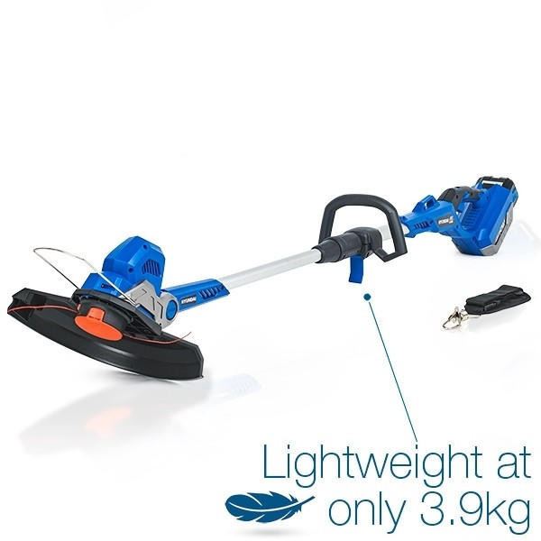 Hyundai HYTR40LI Cordless Grass Trimmer 40V Li-Ion Battery & Charger Brushcutter Garden Strimmer Brushcutter