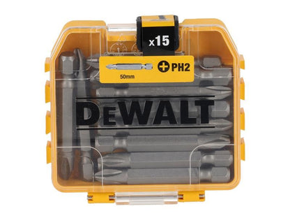 DeWalt Power Tools DT70912 Standard Bits PH2 x 57mm (Tic Tac of 15)
