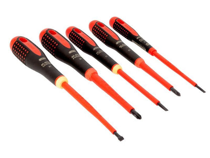 Bahco BE-9881S BE-9881S Insulated ERGO™ Screwdriver Set, 5 Piece