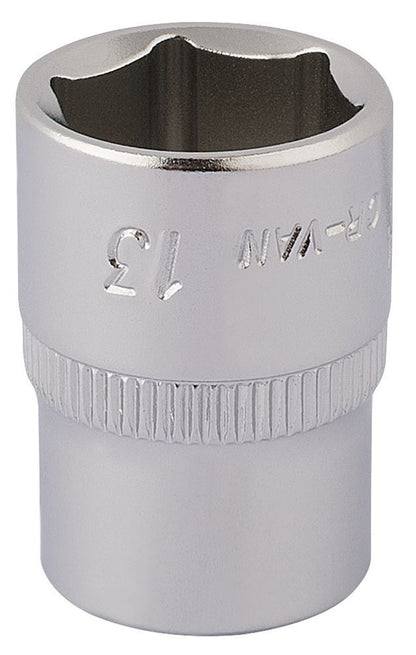Draper 13MM HEX SOCKET 1/4DRIVE 11102 1/4" Sq. Dr. Metric Hexagon Sockets