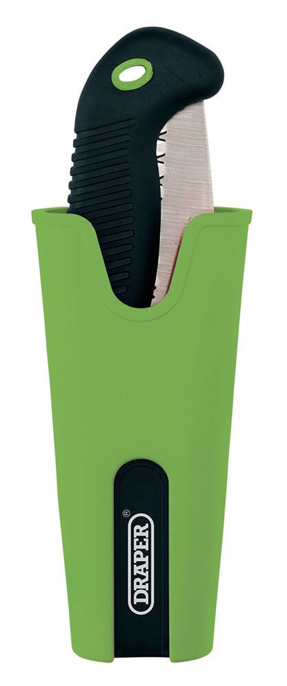 Draper FOLDING SAW AND HOLDER SET 09010 Folding Pruning Saw and Holster Set, 180mm (2 Piece)