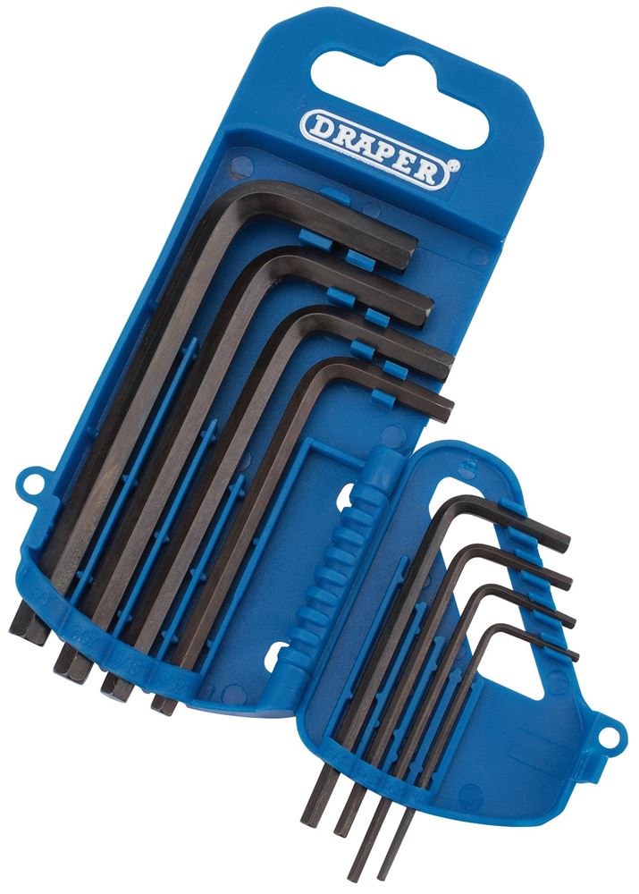 Draper AF HEXAGON KEY SET&HOLDER 8PC 33685 Imperial Hexagon Key Set (8 Piece)