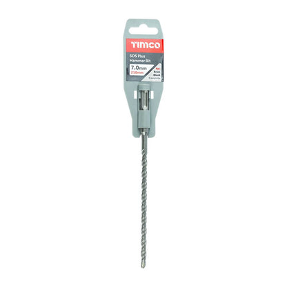 TIMCO SDS Plus Hammer Bit 7.0 x 210 Pack 1