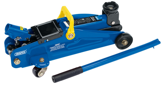 Draper 2T LIGHT DUTY TROLLEY JACK 27634 27634 Trolley Jack, 2 Tonne