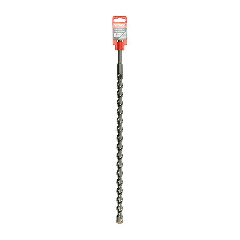 TIMCO Pro SDS Plus Hammer Bits (PGM) 18.0 x 450 Pack 1