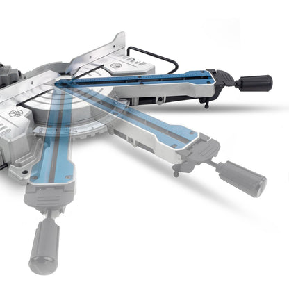Hyundai HYMS1500E Electric Mitre Saw 1500W 210mm Blade 70mm Cut Sliding 230V Chop Saw Sliding Saw Woodworking Chop Saw