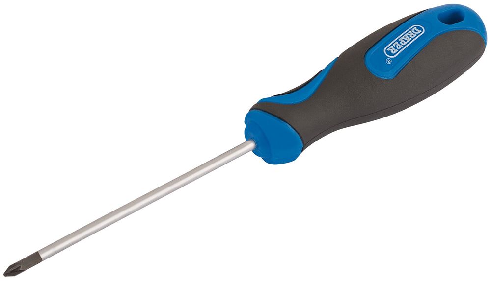 Draper NO.0 X 75MM PZ TYPE S/DRIVER 48925 Soft Grip PZ TYPE Screwdrivers