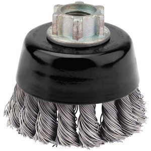 Draper TWIST WIRE CUP BRUSH - 60MM 52631 52631 Twist Knot Wire Cup Brushes