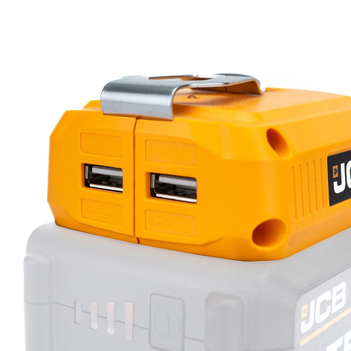 JCB 21-18USB USB Adapter 18V 60lm LED Light 2x USB Ports Cordless USB Power Adapter Power Tool Adapter