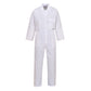 Portwest 2802 - White Standard Coverall boiler suit sz Medium Regular