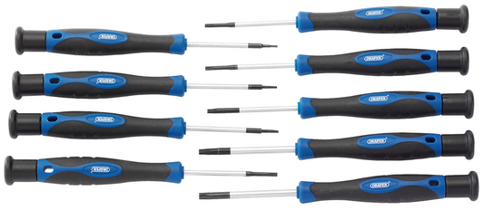 Draper 9PC PRECISION SCREWDRIVER SET 28117 Draper TX-STARÂ® Precision Screwdriver Set (9 Piece)