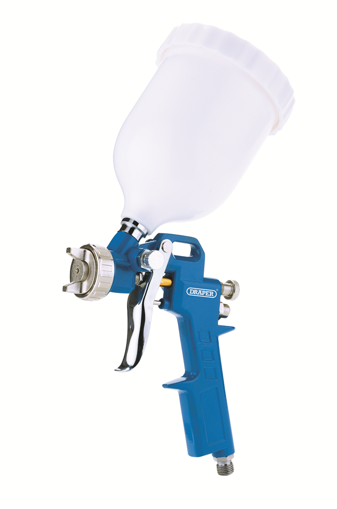 Draper GRAV AIRSPRAYGUN 500ML 1.5/2.2 28360 28360 Gravity Air Paint Spray Guns, 500ml