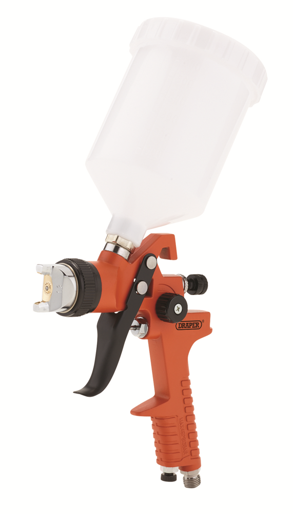 Draper HVLP AIRSPRAY 600ML1.3/1.4/2.0 28367 28367 HVLP Air Paint Spray Gun, 600ml, 1.3/1.4/2mm