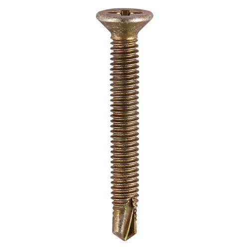 TIMCO S/Drill PVC Screw CSK - ZYP M4 x 16 Yellow Pack 1000