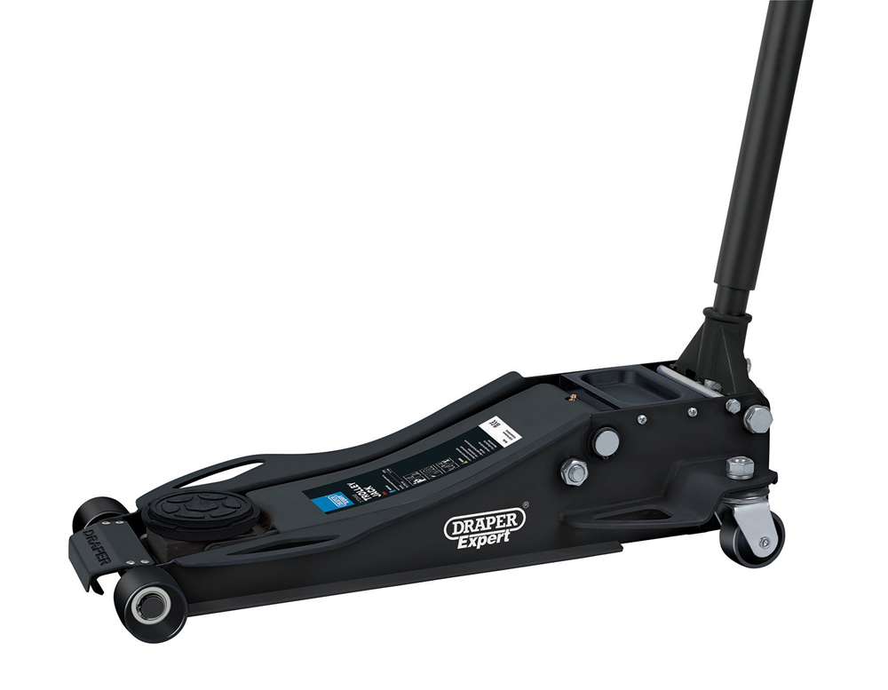 Draper 3T TROLLEY JACK BP 28464 28464 Professional Low Profile Fast Lift Garage Trolley Jacks, 3 Tonne