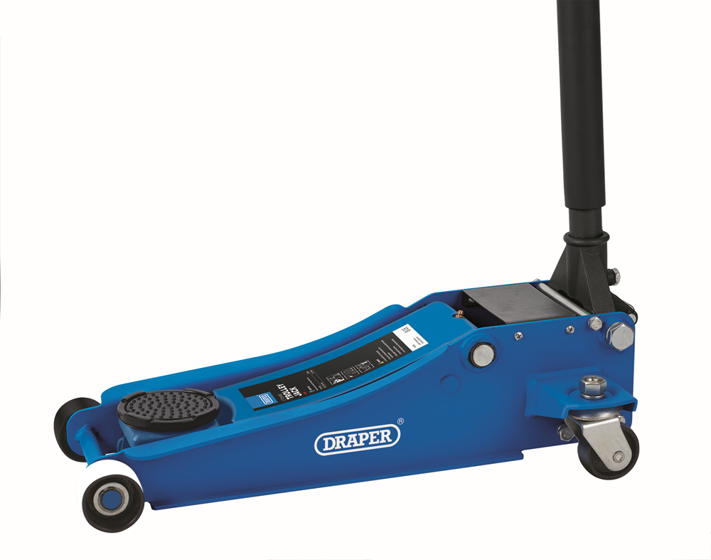 Draper 2T TROLLEY JACK 28497 28497 Low Profile Trolley Jack, 2 Tonne